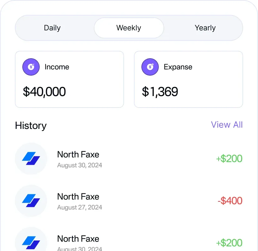 The Tillio app with a takings breakdown and recent payments